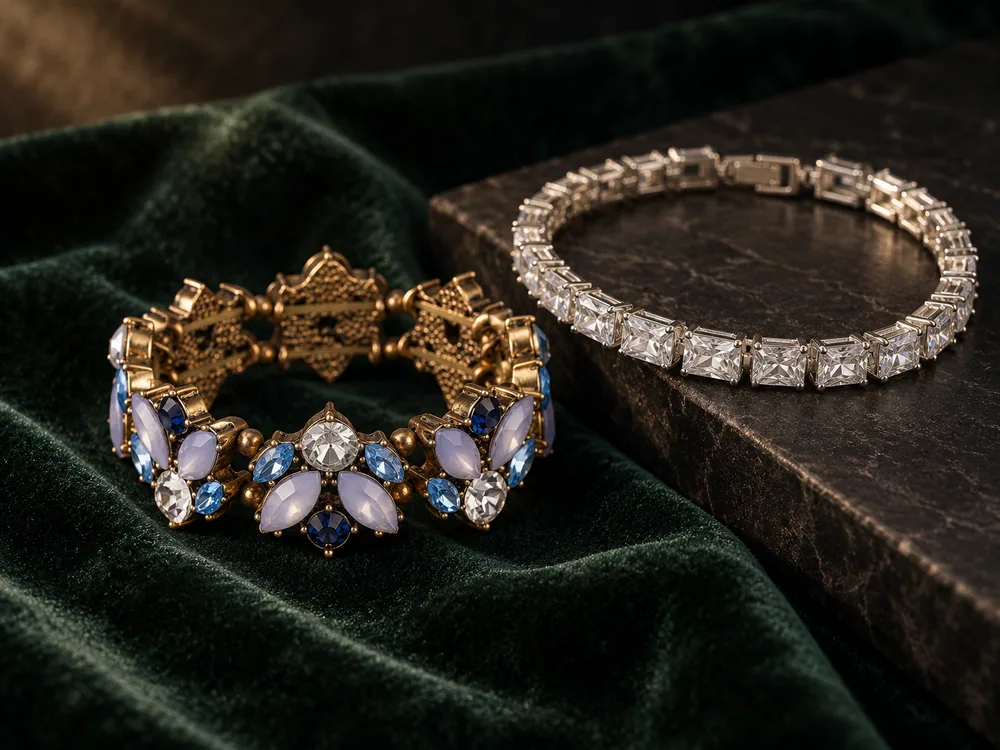 Planche d’inspiration de bracelets de bal et de soirée