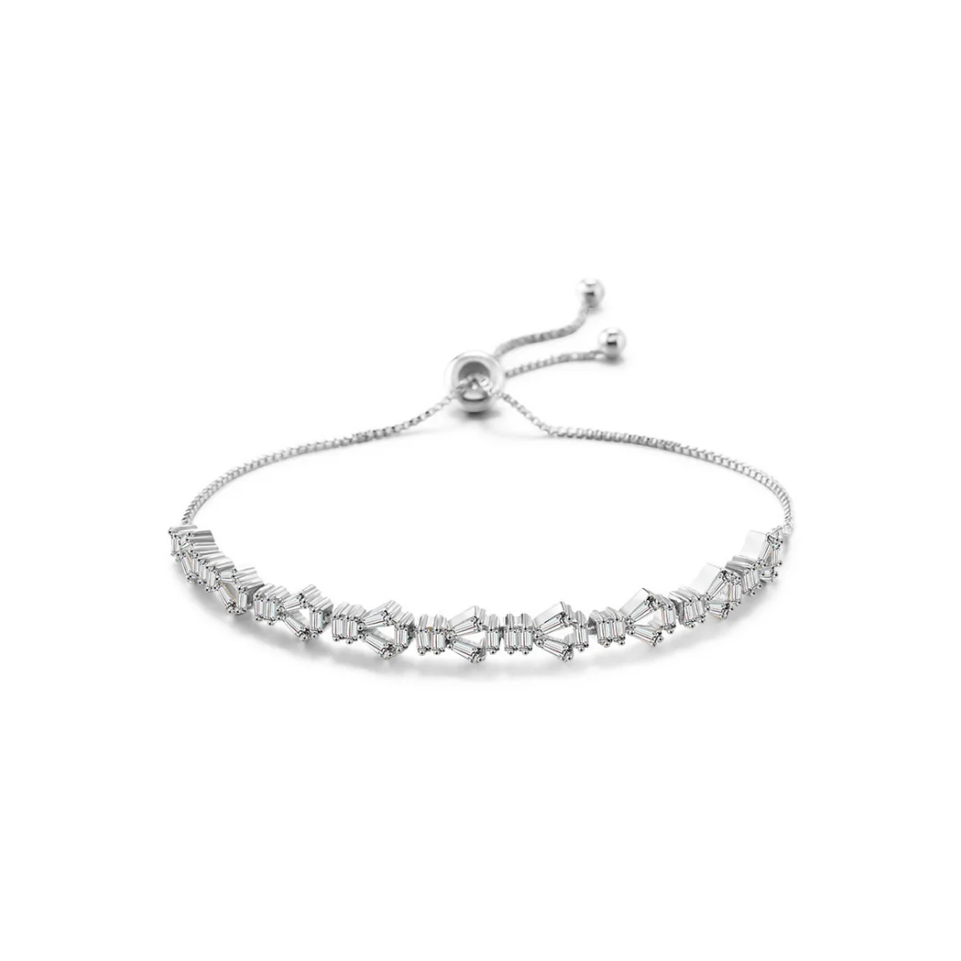 Bracelet à cristaux baguette