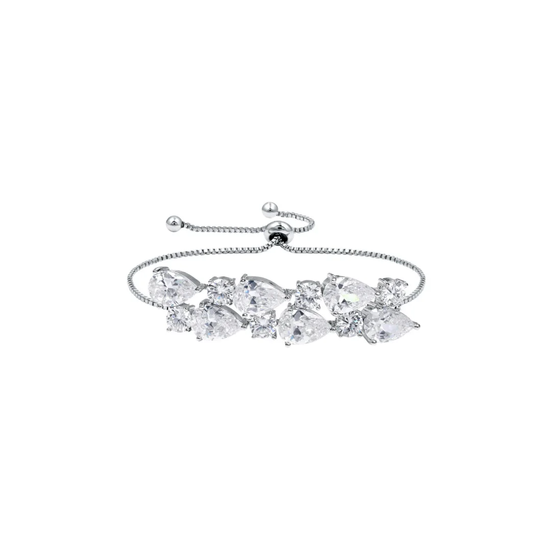 Statement Pear Crystal Bracelet