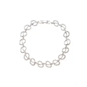 Bracelet à maillons circulaires ouverts