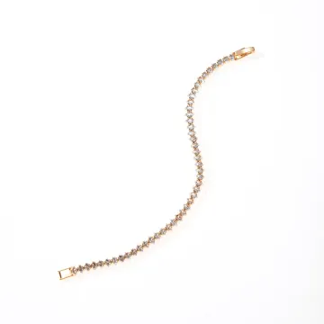 Bracelet fin ton or rose