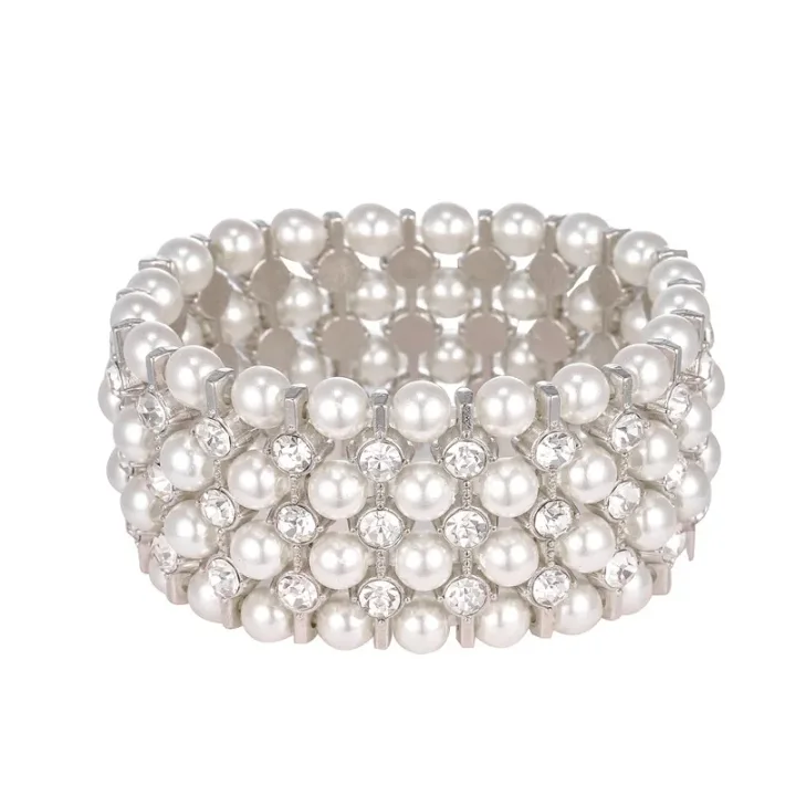 Bracelets à détails effet perle
