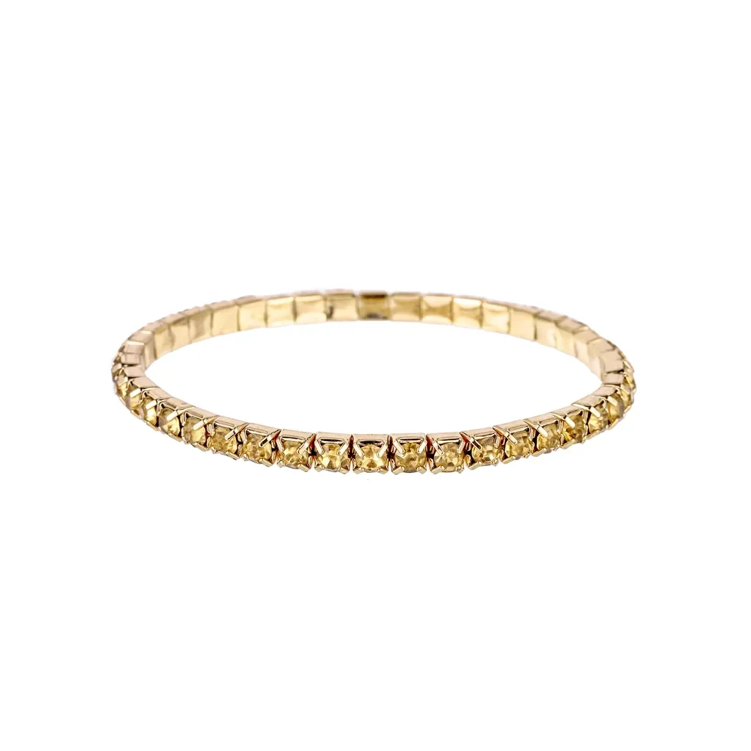 Bracelet extensible fin ton doré