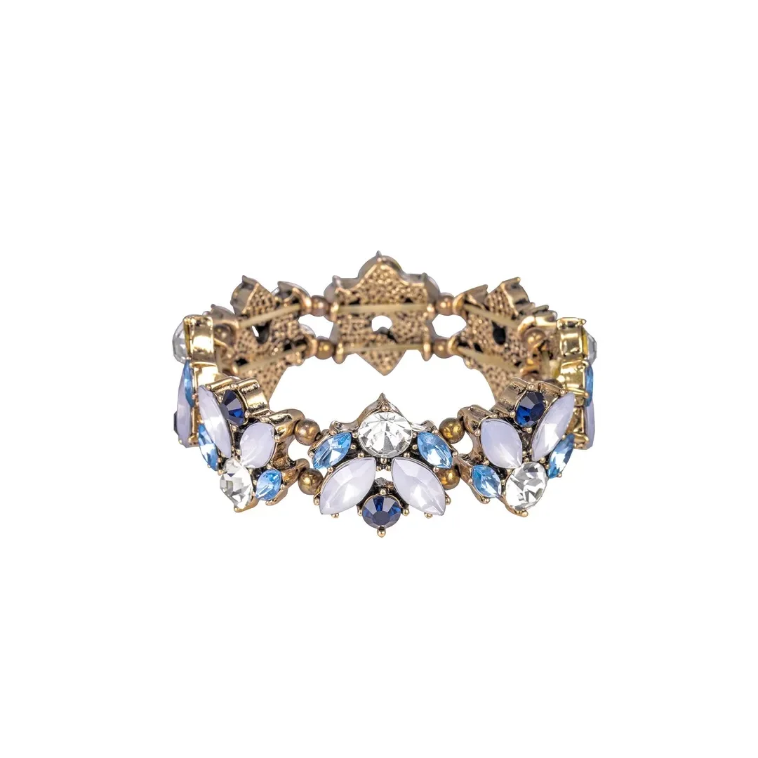 Bracelet extensible vintage à motifs goutte