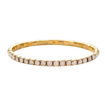 Bracelet extensible à ligne unique ton doré