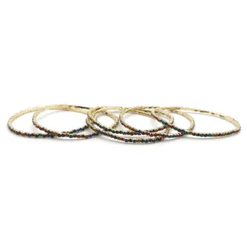 Ensemble de bracelets fins multicolores